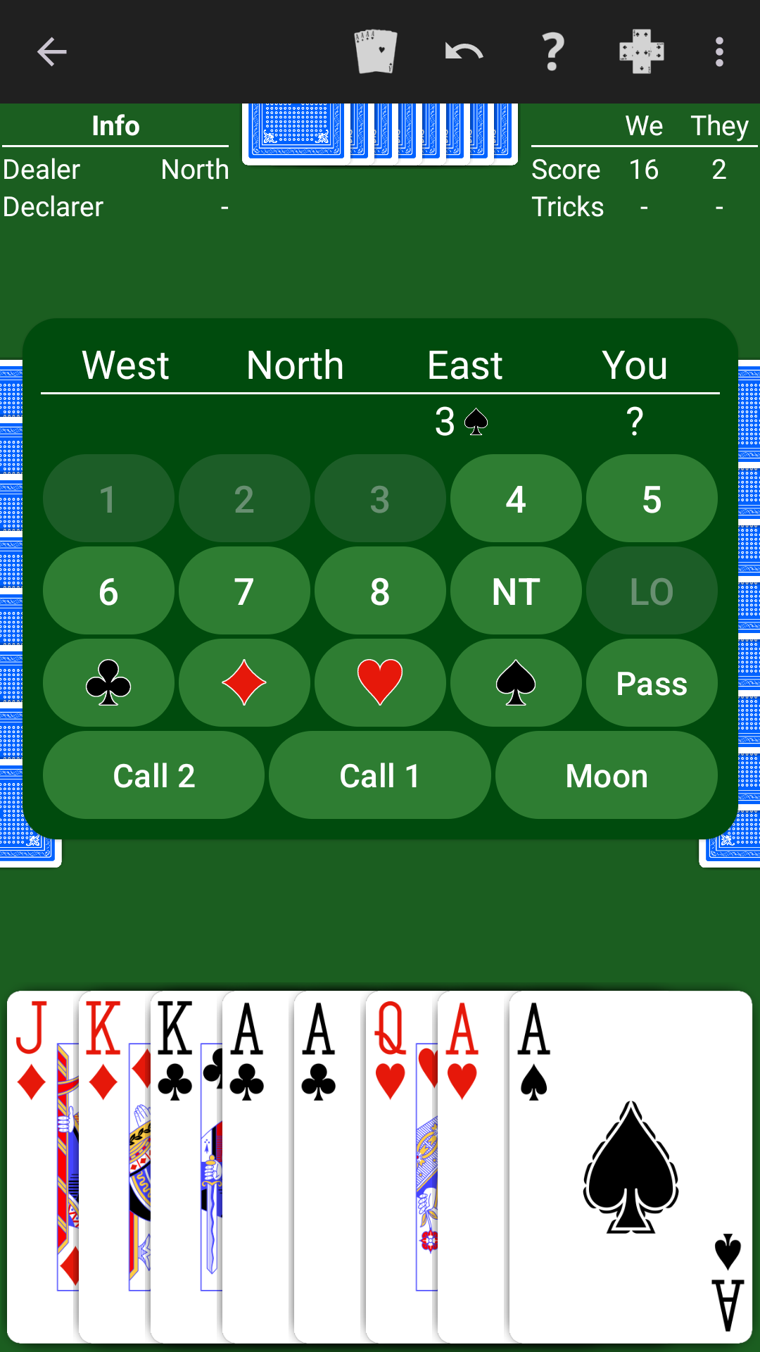 Bid Euchre played on a classic green table