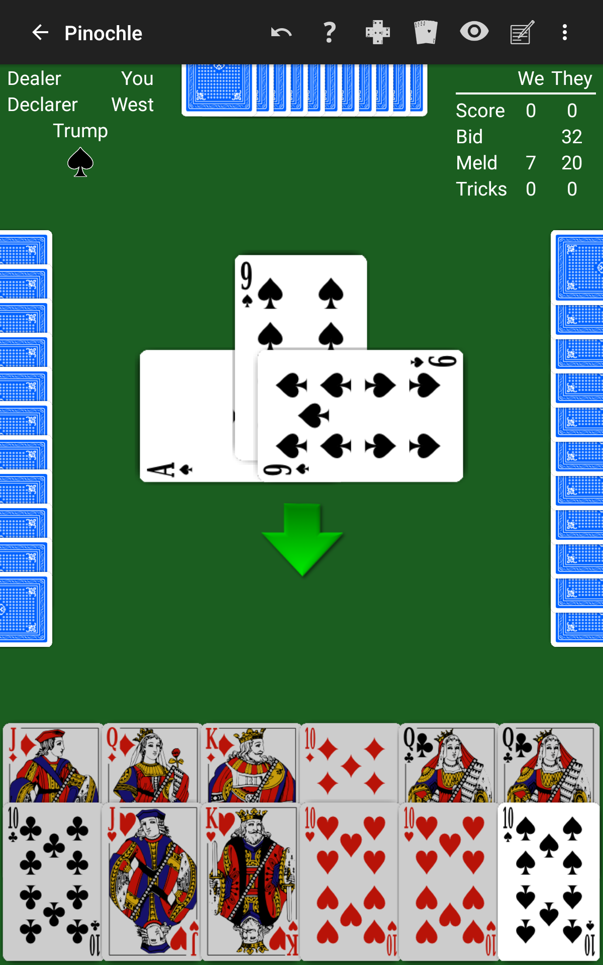 Pinochle play